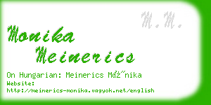 monika meinerics business card